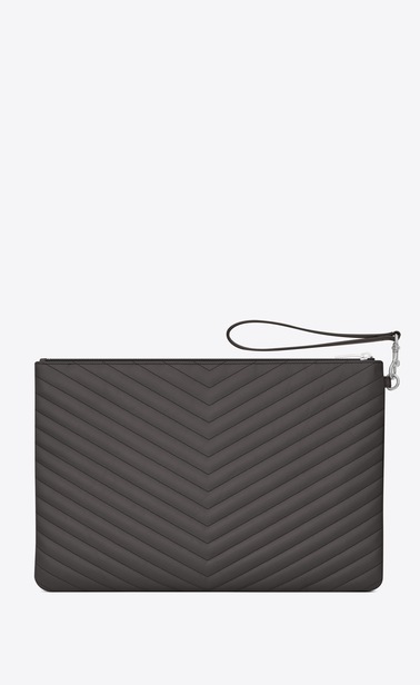 MONOGRAM Porte-documents en cuir matelassé